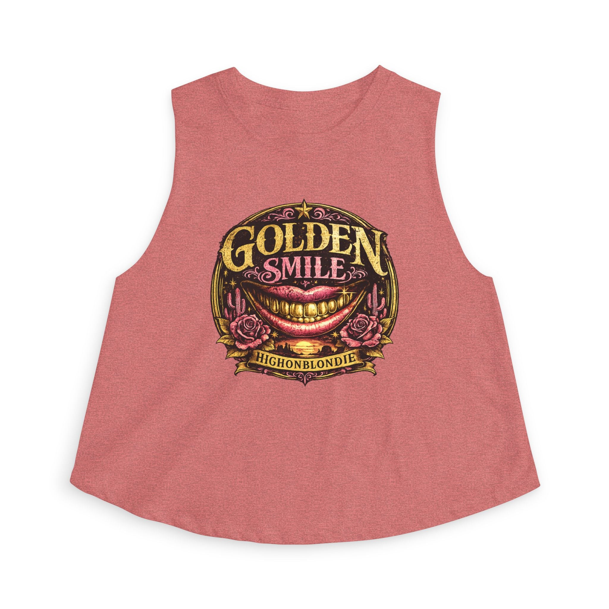 Golden Smile Crop Top | After Dark Collection