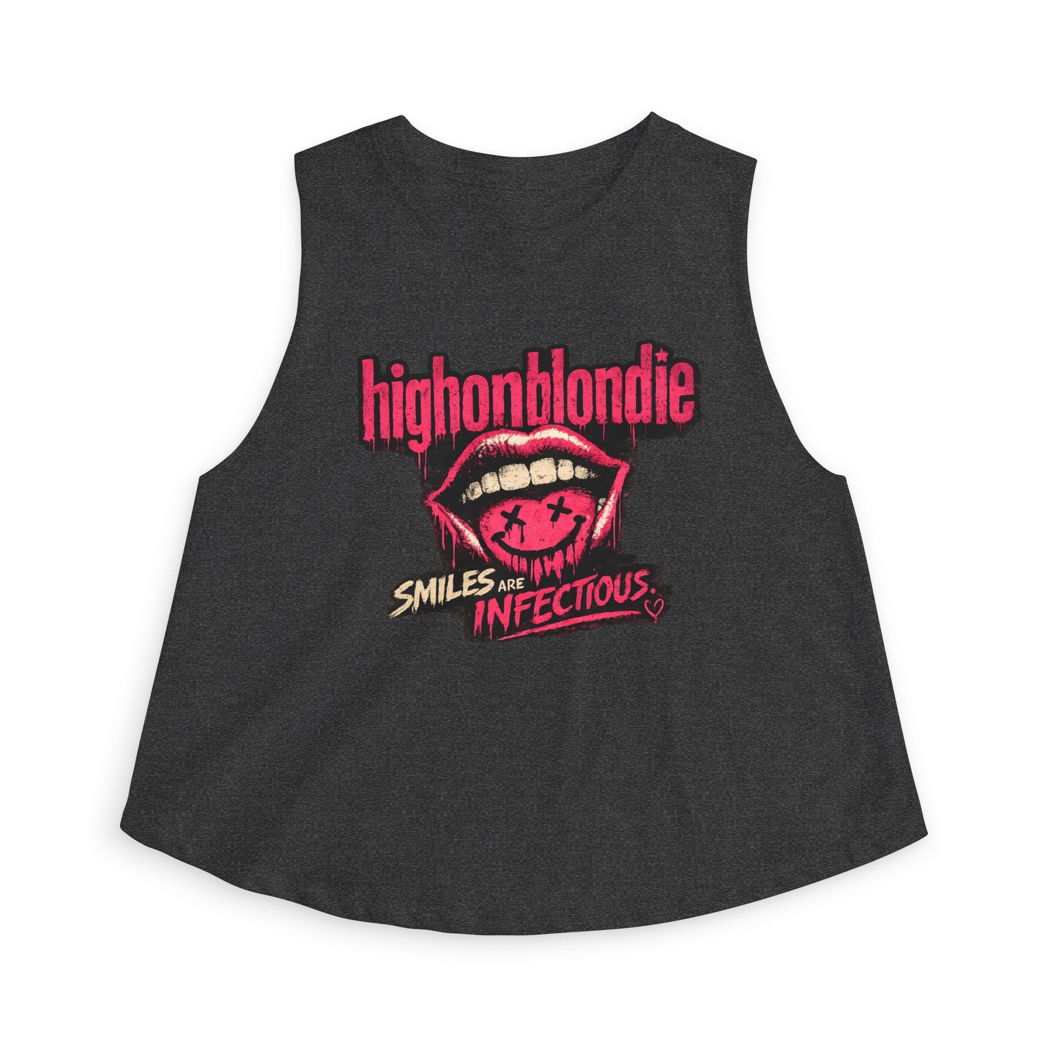 Smiles Are Infectious Crop Top | After Dark Collection