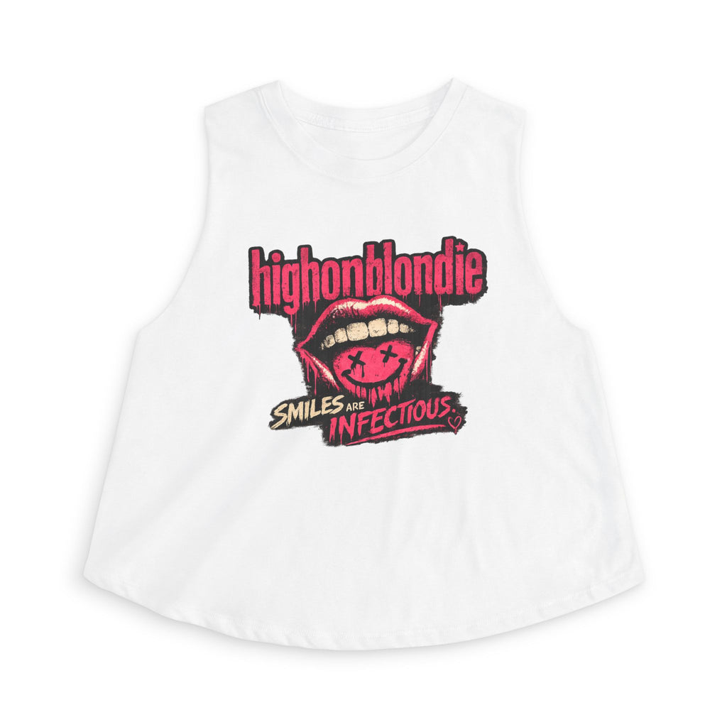Smiles Are Infectious Crop Top | After Dark Collection