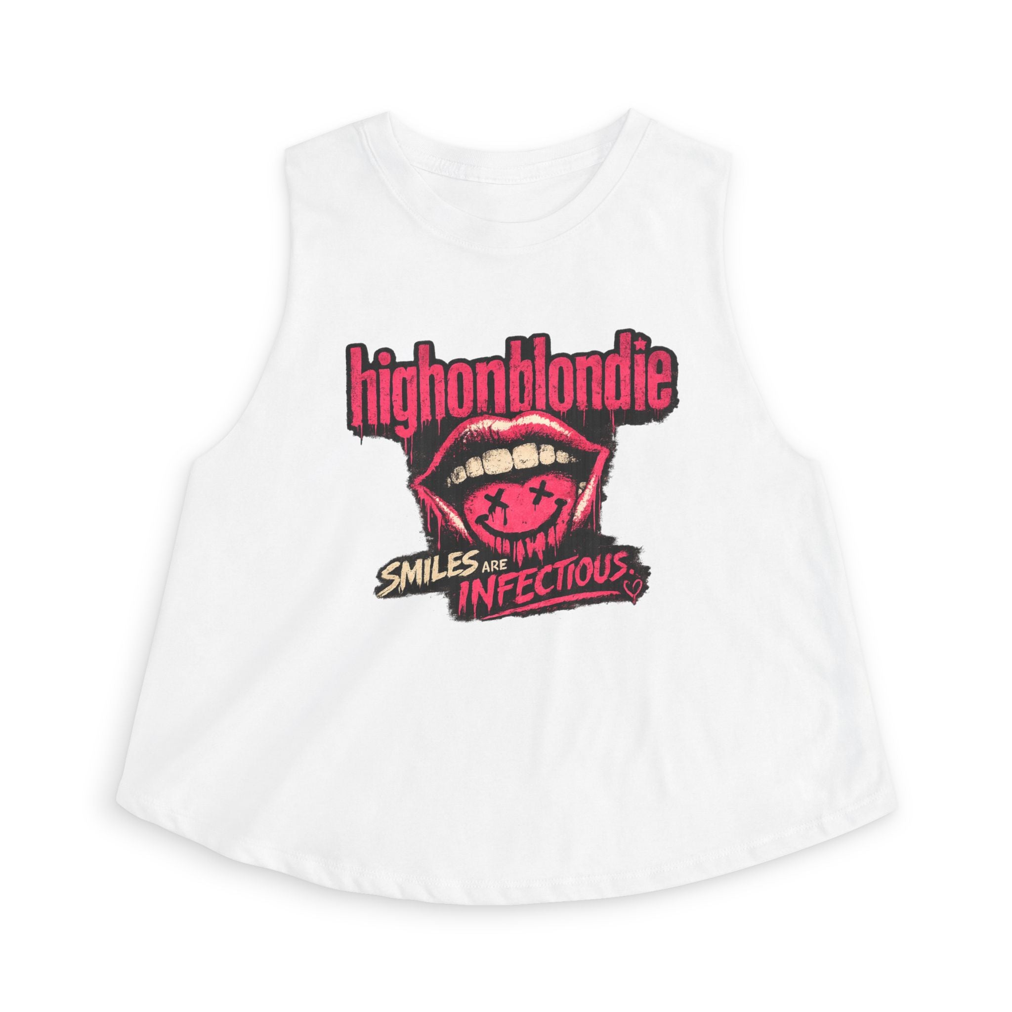 Smiles Are Infectious Crop Top | After Dark Collection