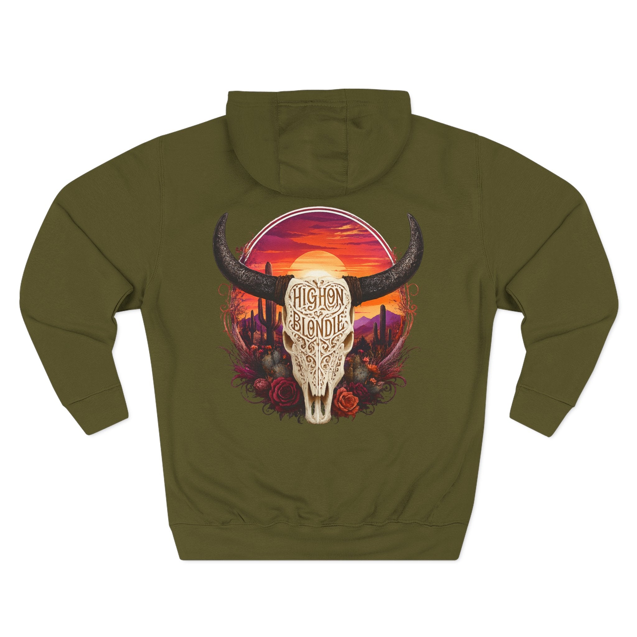 Desert Skull Hoodie | Back Road Collection