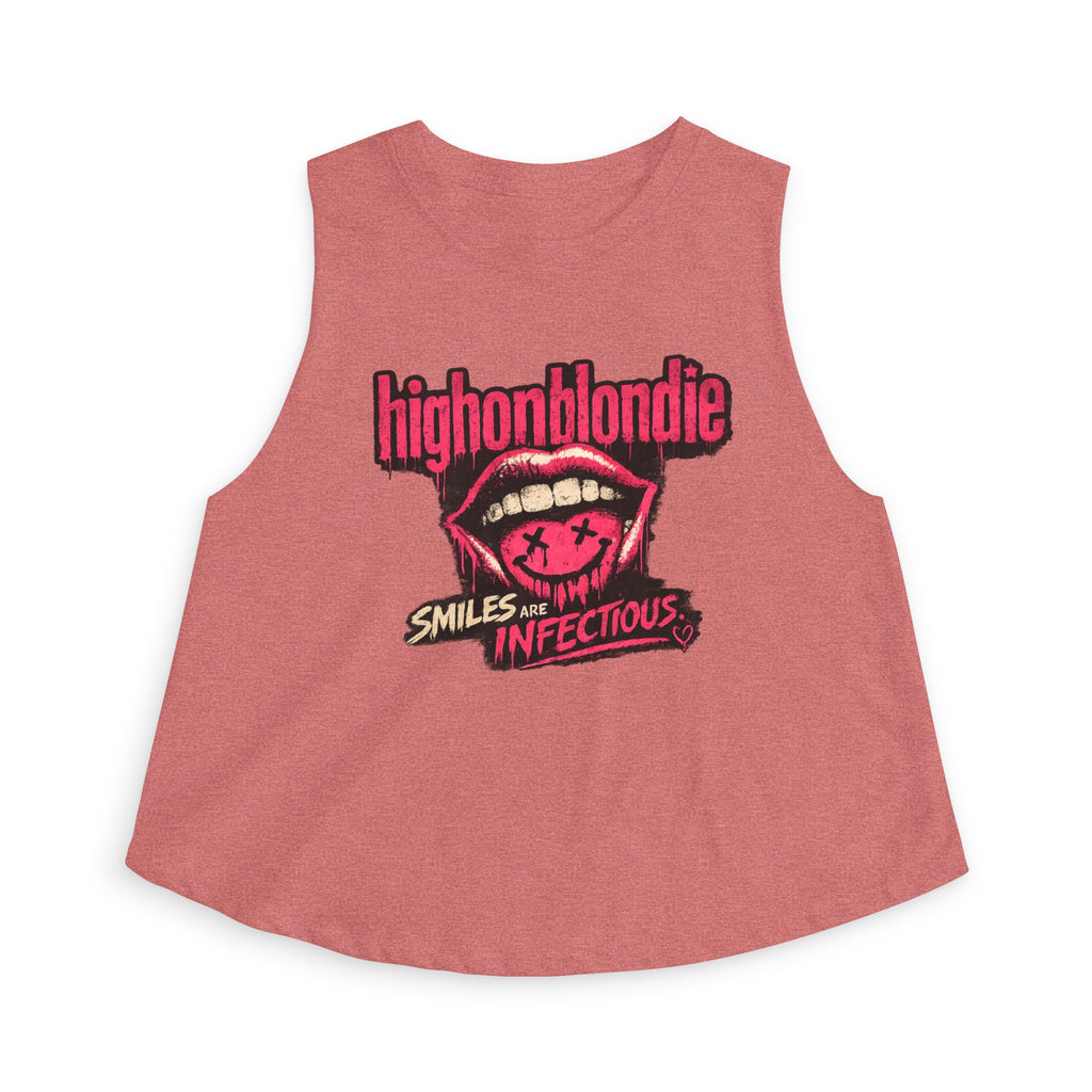 Smiles Are Infectious Crop Top | After Dark Collection