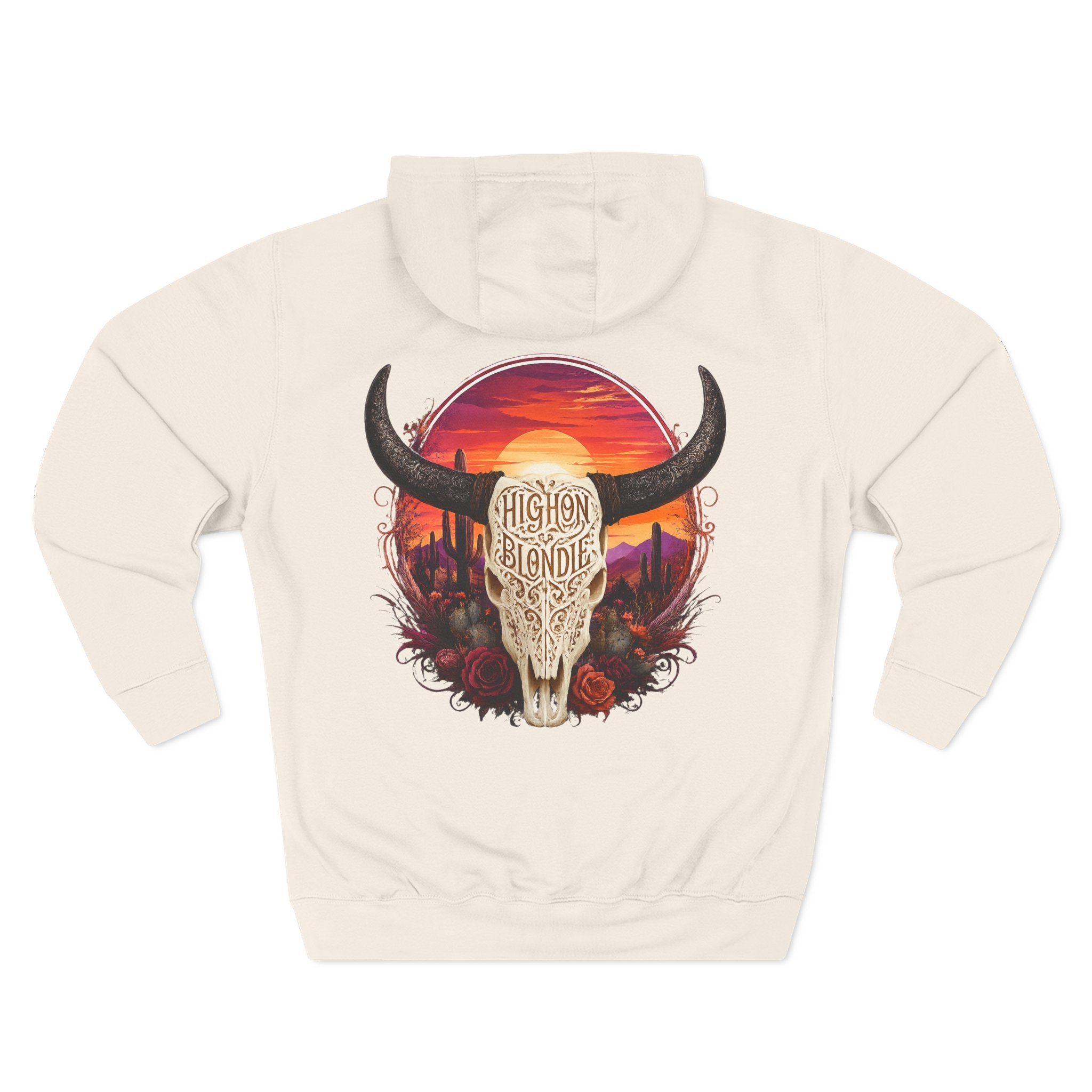 Desert Skull Hoodie | Back Road Collection