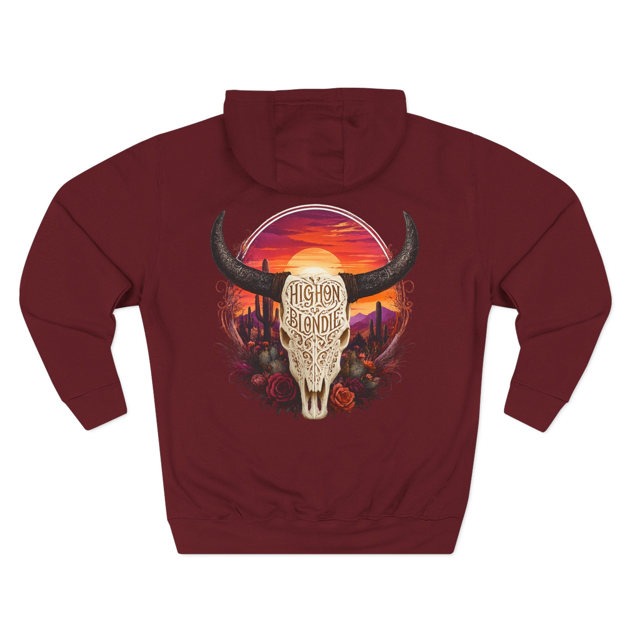Desert Skull Hoodie | Back Road Collection