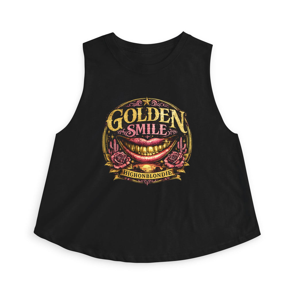 Golden Smile Crop Top | After Dark Collection