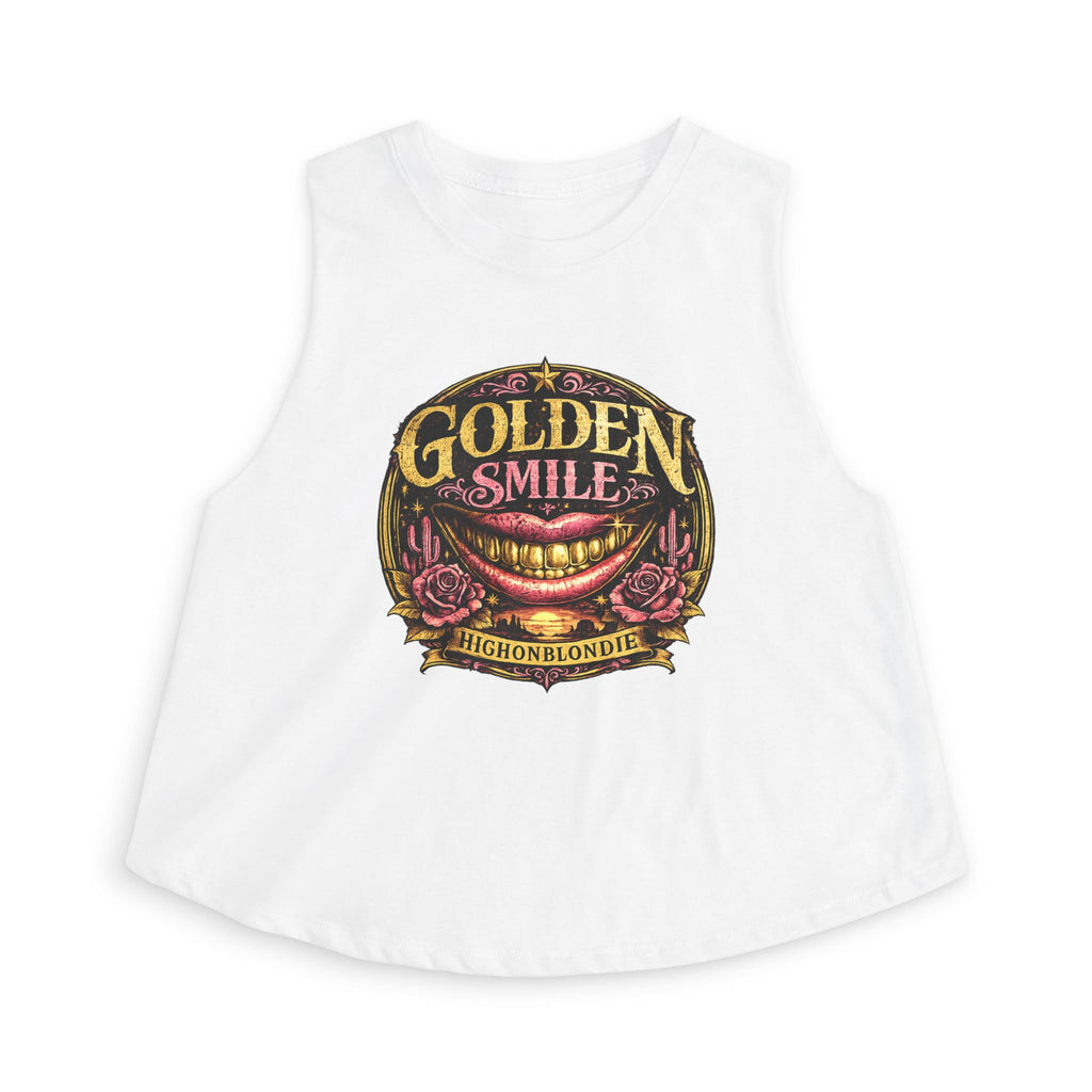 Golden Smile Crop Top | After Dark Collection