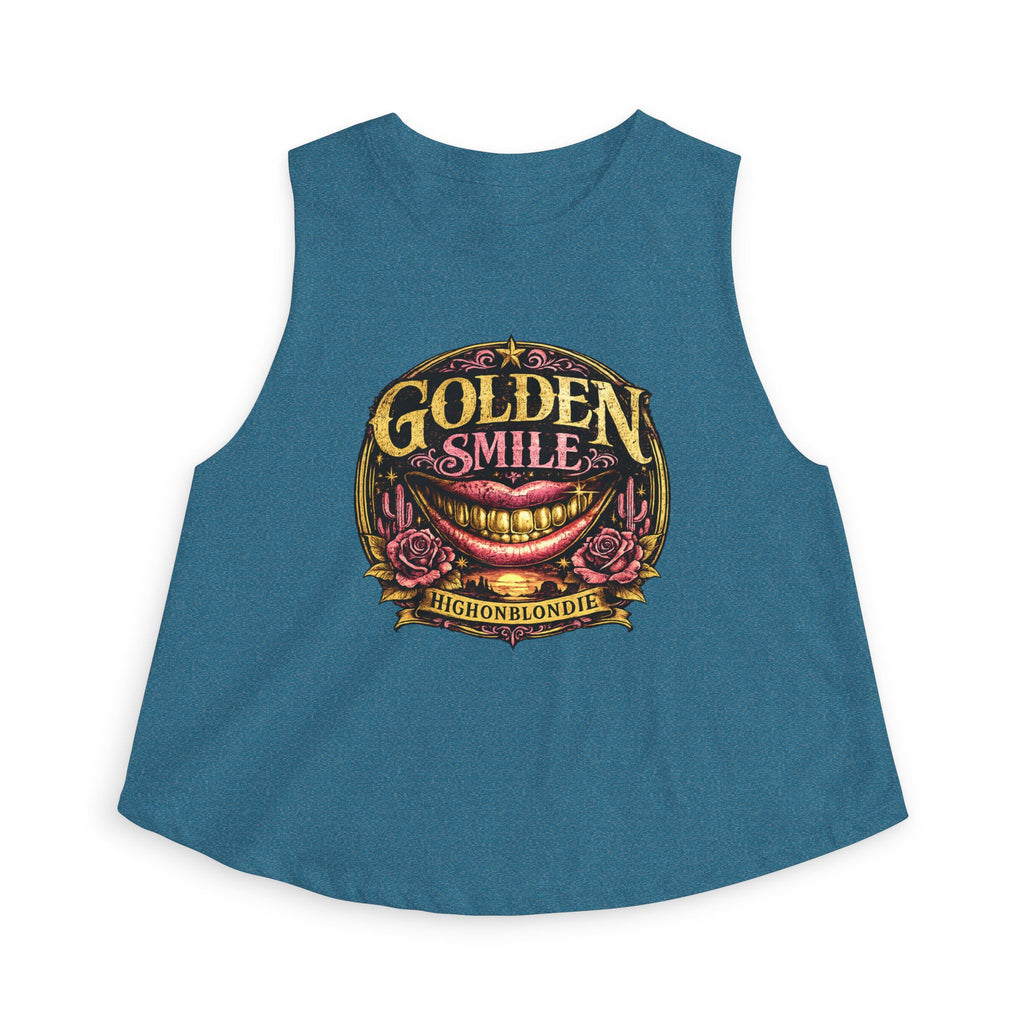 Golden Smile Crop Top | After Dark Collection